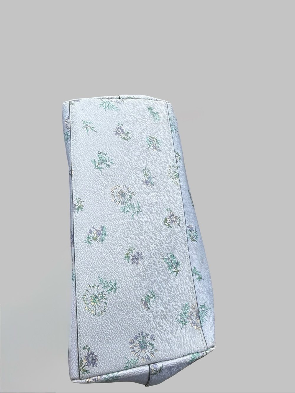 Authentic Coach Taylor Tote Bag – Cornflower Blue Meadow Floral Print - Picture 5 of 9